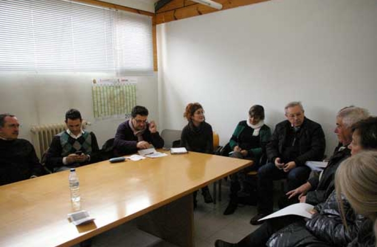 Visita de la Comisin de Salud del Parlamento a los centros de Salud de Ezkaroze, Izaba y Auritz
