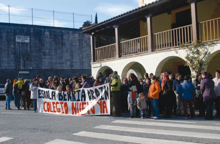 Paralizadas las obras del IESO de Erronkari