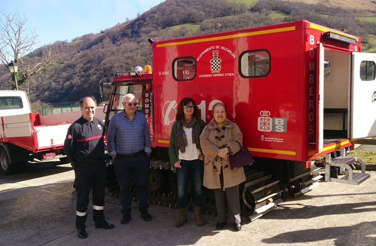 Vehculo de rescate en nieve para bomberos voluntarios de Luzaide / Valcarlos 