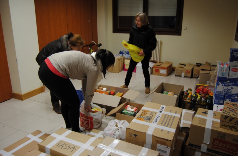Recogida de alimentos para la PAH