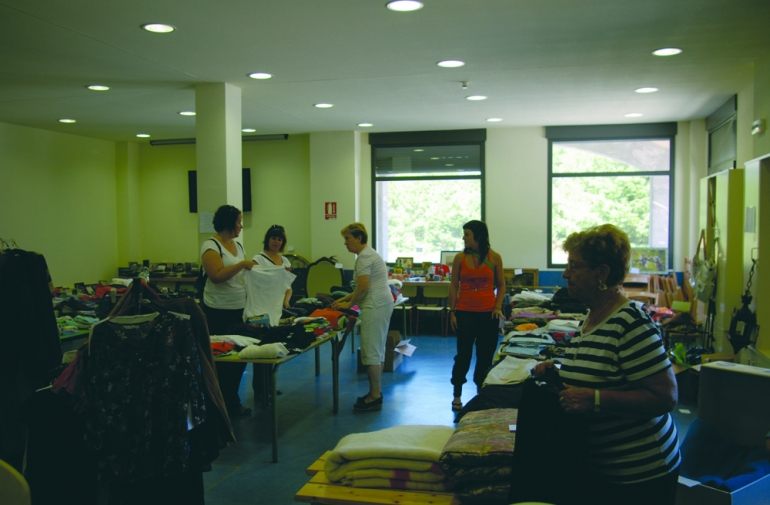 Mercadillo en Otsagabia de Bizirik Gaude