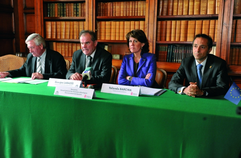 Navarra y Pirineos Atlnticos acuerdan impulsar una quincena de proyectos de cooperacin bilateral