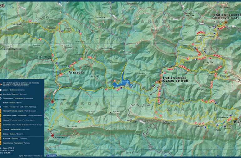 Abierto el centro de BTT en Irati 