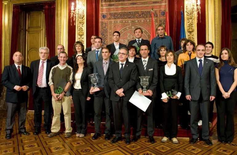 Izaba premiada por el Gobierno de Navarra por su apoyo al deporte