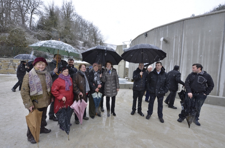 Inauguracin de la depuradora de Jaurrieta