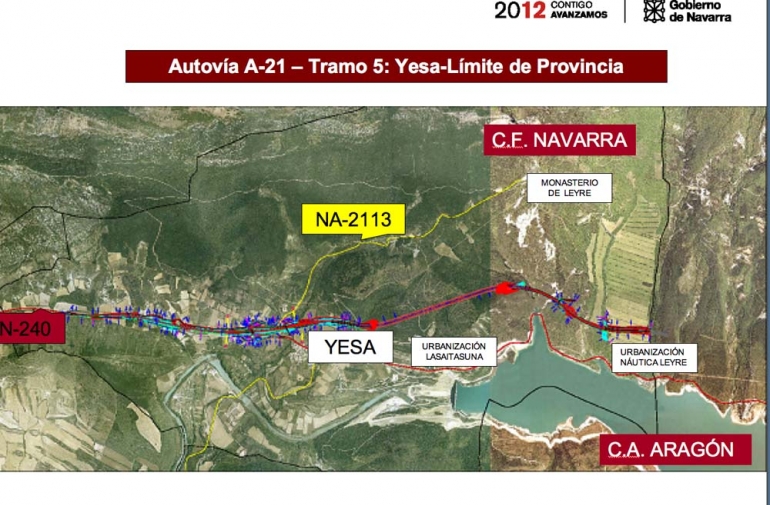 Iniciadas la obras del tramo Yesa-lmite de provincia de la Autova del Pirineo 