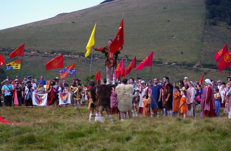 Acto para recordar la batalla de Roncesvalles
