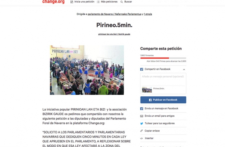 5 minutos para el Pirineo