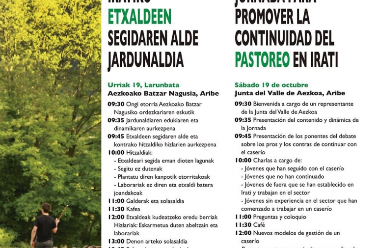 Jornada para promover la continuidad del pastoreo en Irati