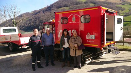 Vehculo de rescate en nieve para bomberos voluntarios de Luzaide / Valcarlos 