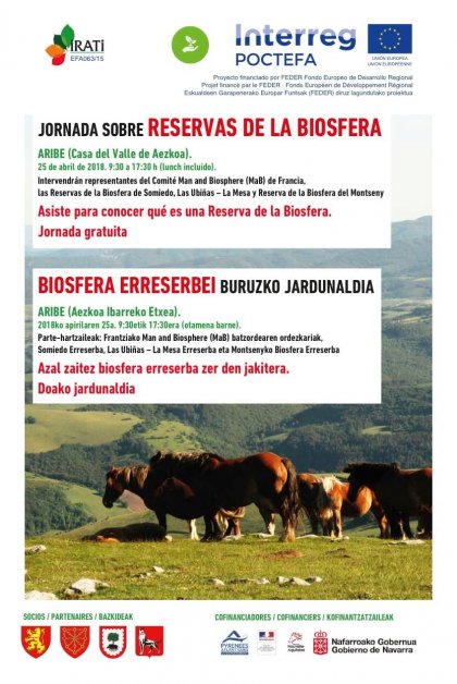 Aribe acoger el 25 de abril la II Jornada sobre Reserva de la Biosfera en Irati
