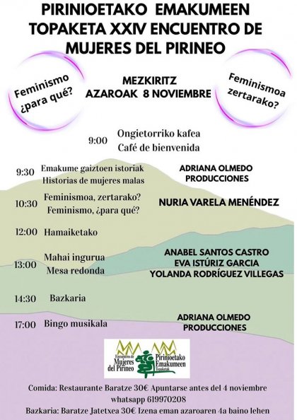 Encuentro de Mujeres del Pirineo en Mezkiritz