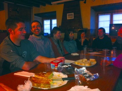 El grupo Aezkera trabajando el Euskara de Aezkoa