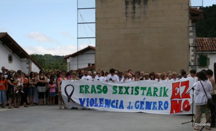 Concentracin en memoria de Nagore Laffage