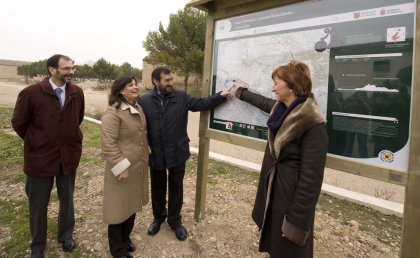 Inaugurado el circuito de BTT por la Caada de los Roncaleses