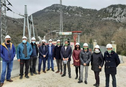 Mejoras en la estacin elctrica de Aribe