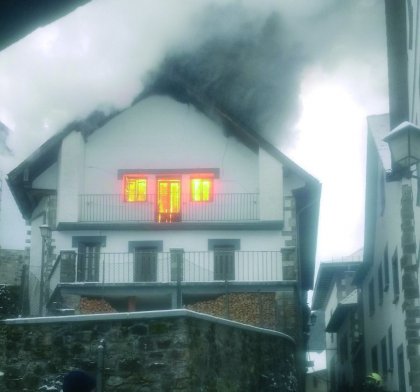 Extinguidos los incendios en Otsagabia e Ilurdotz