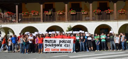 Erronkari denuncia multas recibidas a raz de la concentracin del 11 de mayo