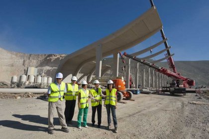 Las obras de la Autova del Pirineo A21 crean actualmente 620 puestos de trabajo en Navarra 