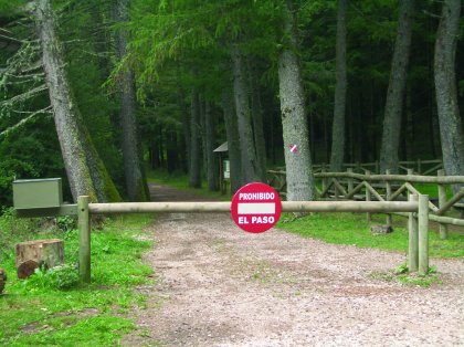 Regulaci�n del uso de pistas en el Irati salacenco