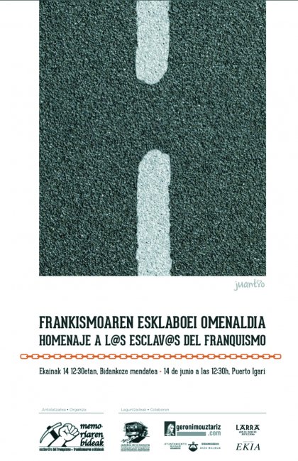 10 aos de homenaje a los esclavos del franquismo
