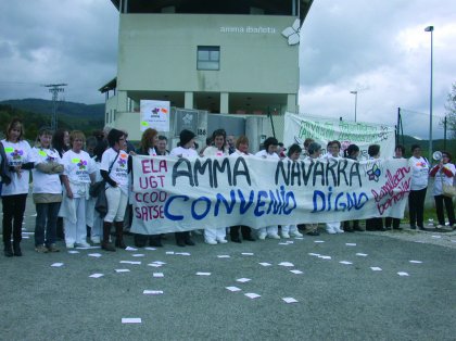 Por un convenio digno en Anma Ibaeta
