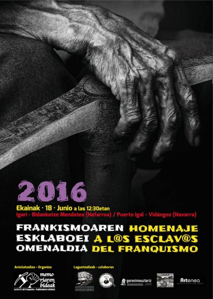 Homenaje a los esclavos del franquismo
