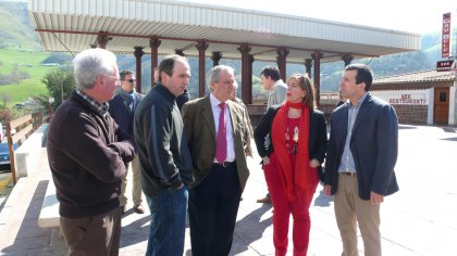 Salanueva visit las obras de Luzaide