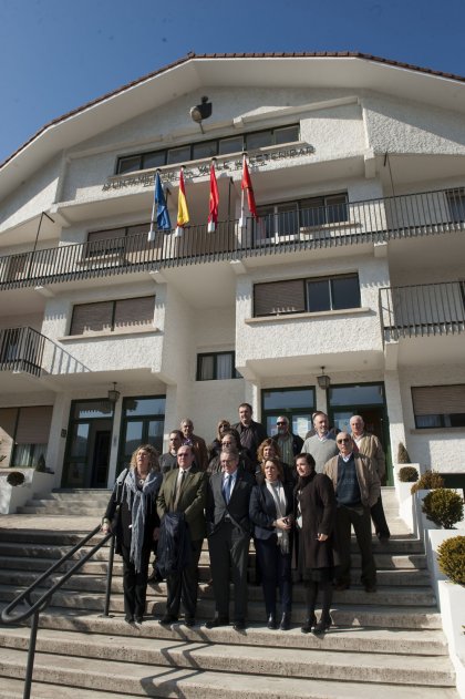 El presidente Sanz visita el valle de Esteribar
